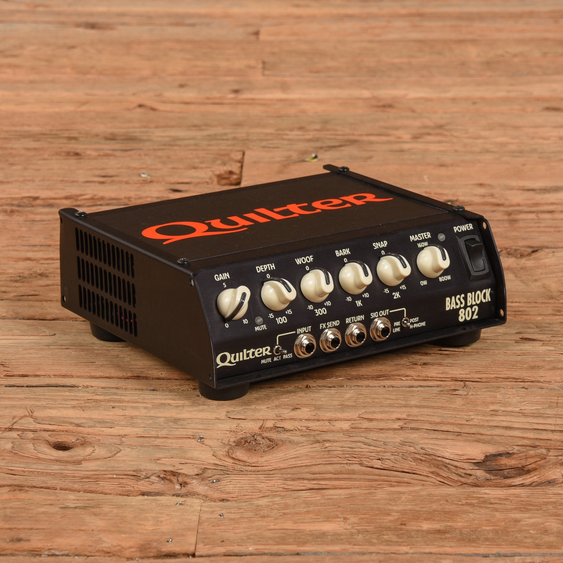 Quilter Labs Bass Block 802 800-Watt Bass Amp Head Amps / Bass Amps / Bass Cabinets