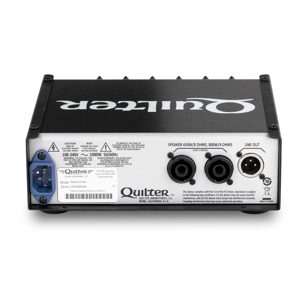 Quilter Bass Block V803 800w Bass Amp Head Amps / Bass Amps / Bass Heads