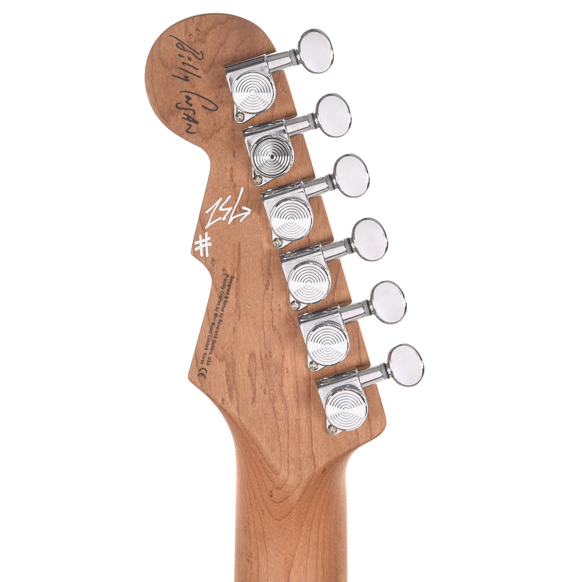 Reverend Billy Corgan Signature Satin Pearl White