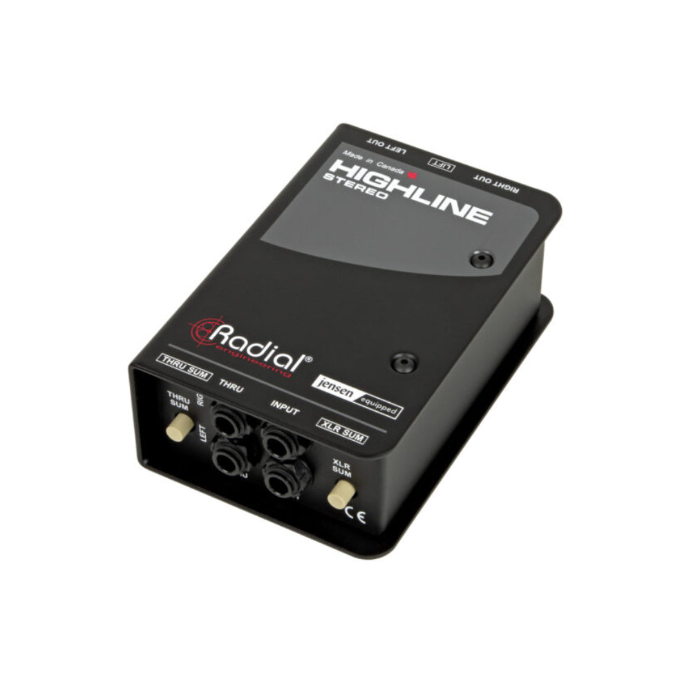 Radial Highline Stereo Passive Stereo Line Isolator Direct Boxes