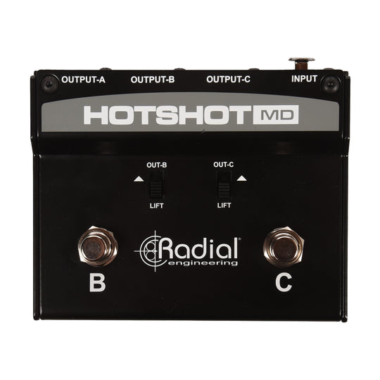 Radial HotShot MD Dynamic Microphone Switcher Effects and Pedals / Controllers, Volume and Expression