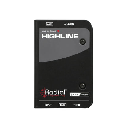 Radial Highline Passive Mono Line Isolator Pro Audio / DI Boxes