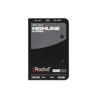 Radial Highline Stereo Passive Stereo Line Isolator Pro Audio / DI Boxes