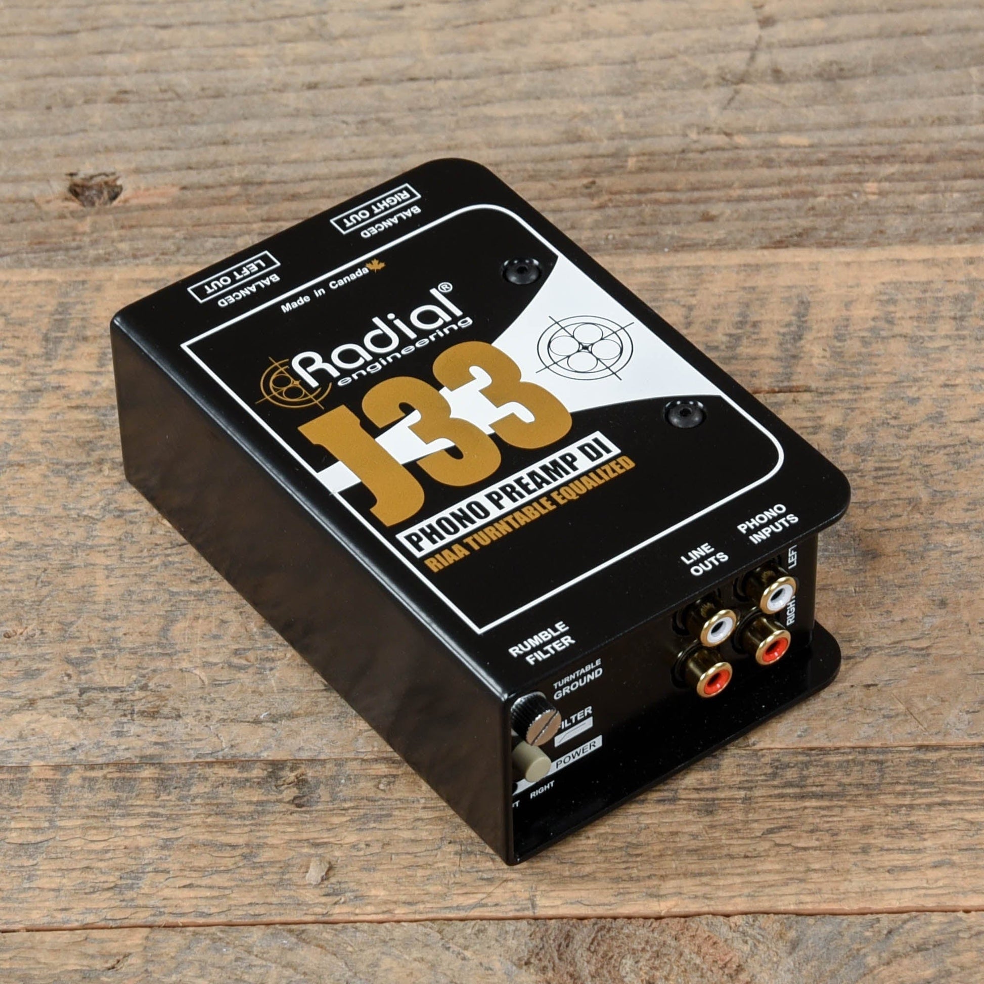 Radial J33 Turntable DI Box – Chicago Music Exchange