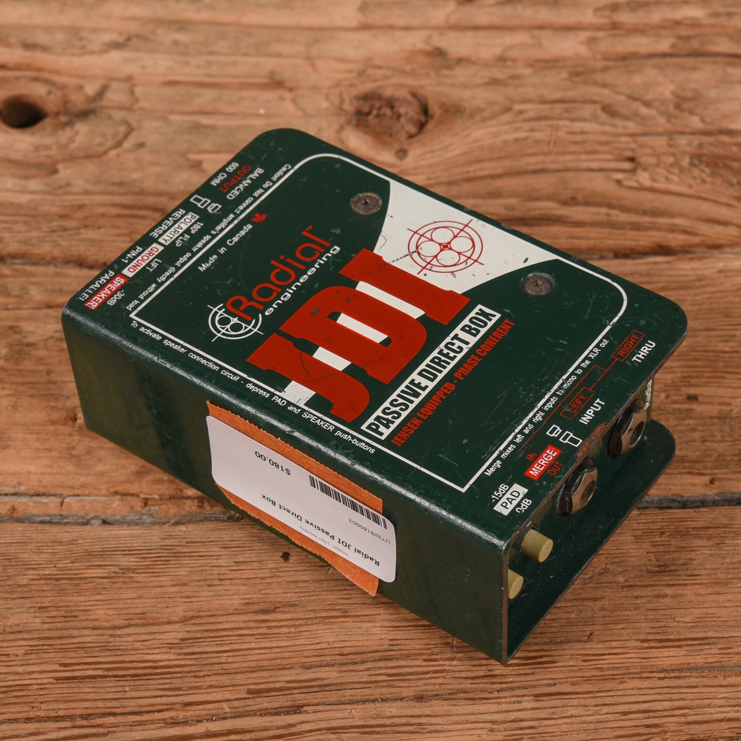 Radial JDI Passive Direct Box Pro Audio / DI Boxes