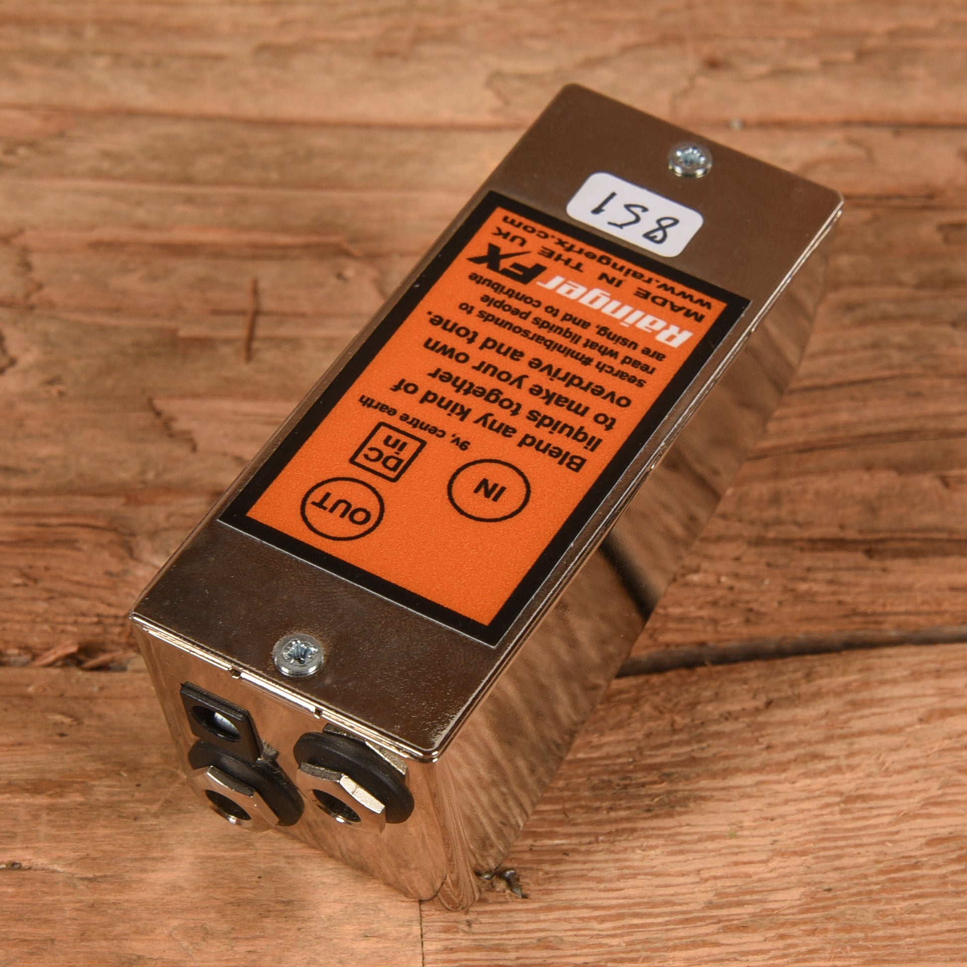 Rainger FX Minibar Liquid Analyser Effect Pedals