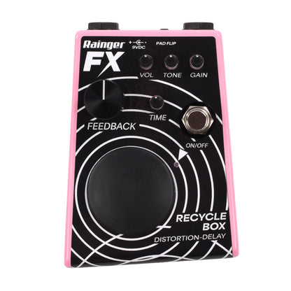 Rainger FX Recycle Box Analog Distortion w/ Digital Delay Effect Pedals