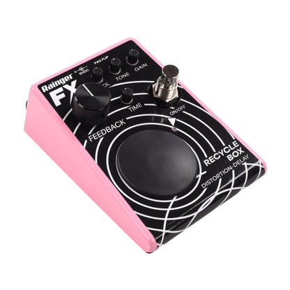 Rainger FX Recycle Box Analog Distortion w/ Digital Delay Effect Pedals