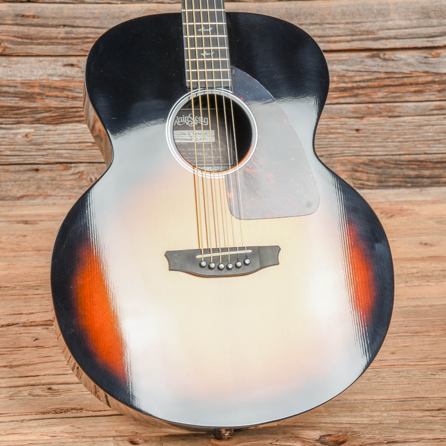 Rainsong N-JM4000N2X Sunburst Acoustic Guitars / Jumbo