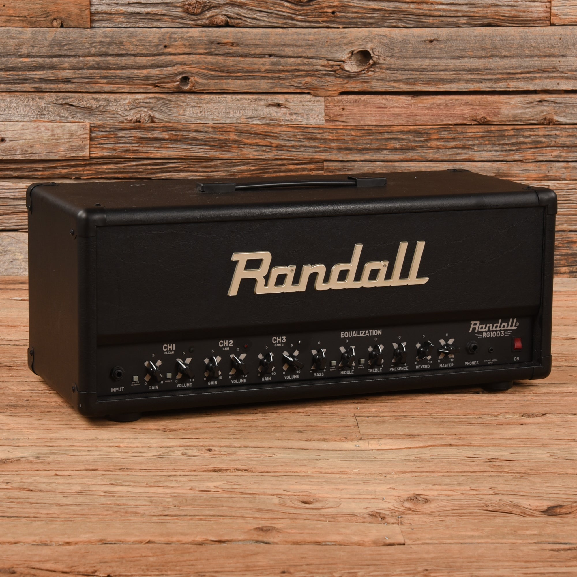 Randall Amplifiers RG1003H 3-Channel 100-Watt Solid State Guitar Amp Head Amps / Guitar Amps / Guitar Cabinets