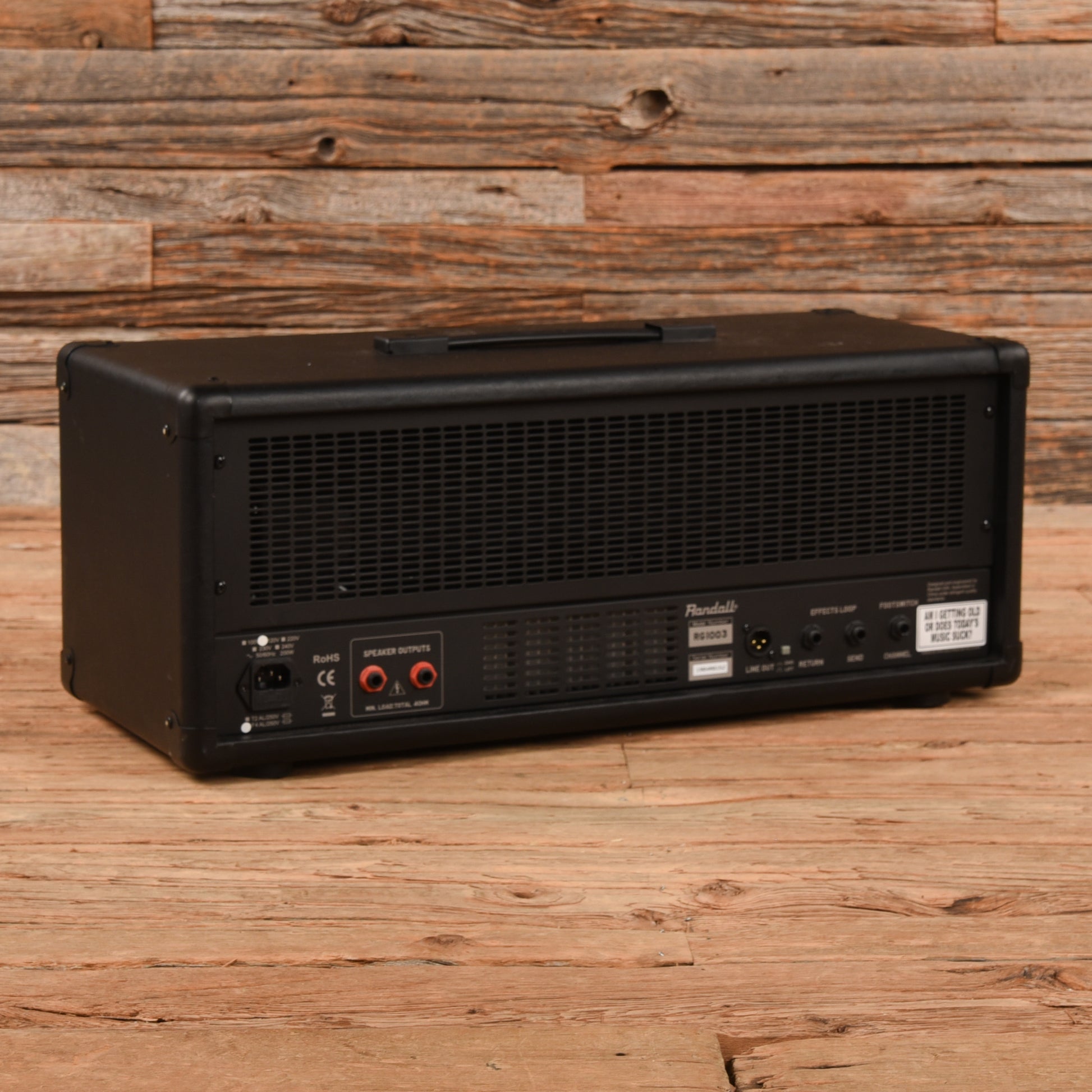 Randall Amplifiers RG1003H 3-Channel 100-Watt Solid State Guitar Amp Head Amps / Guitar Amps / Guitar Cabinets