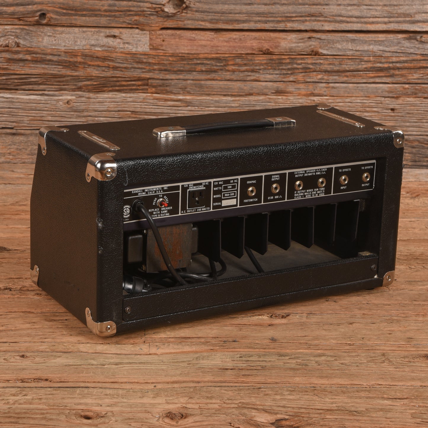 Randall Amplifiers Bass 500 Solid State Head Bass Guitars / 5-String or More