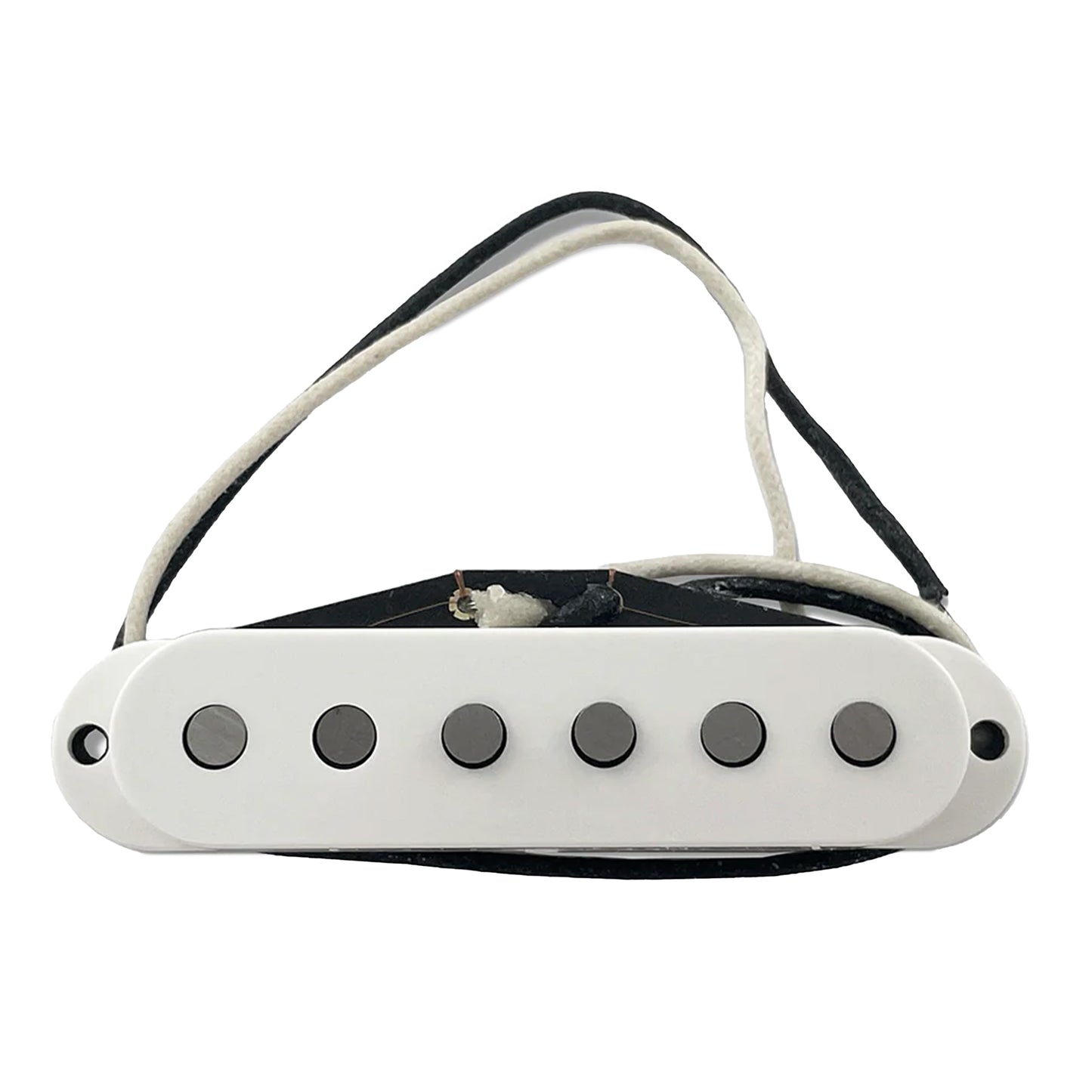 Razor Mangetsu Full Moon Neck Pickup for Stratocaster White Parts / Guitar Pickups