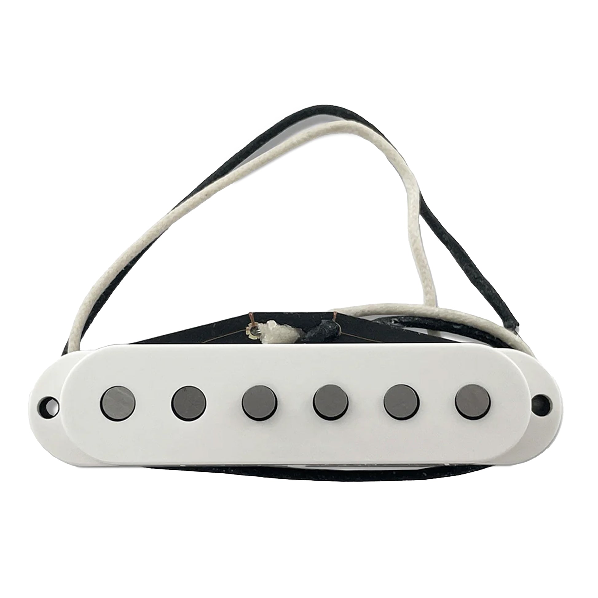Razor Mangetsu Full Moon Neck Pickup for Stratocaster White Parts / Guitar Pickups