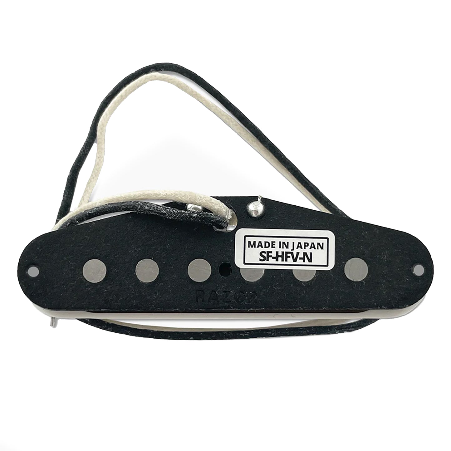 Razor Mangetsu Full Moon Neck Pickup for Stratocaster White Parts / Guitar Pickups