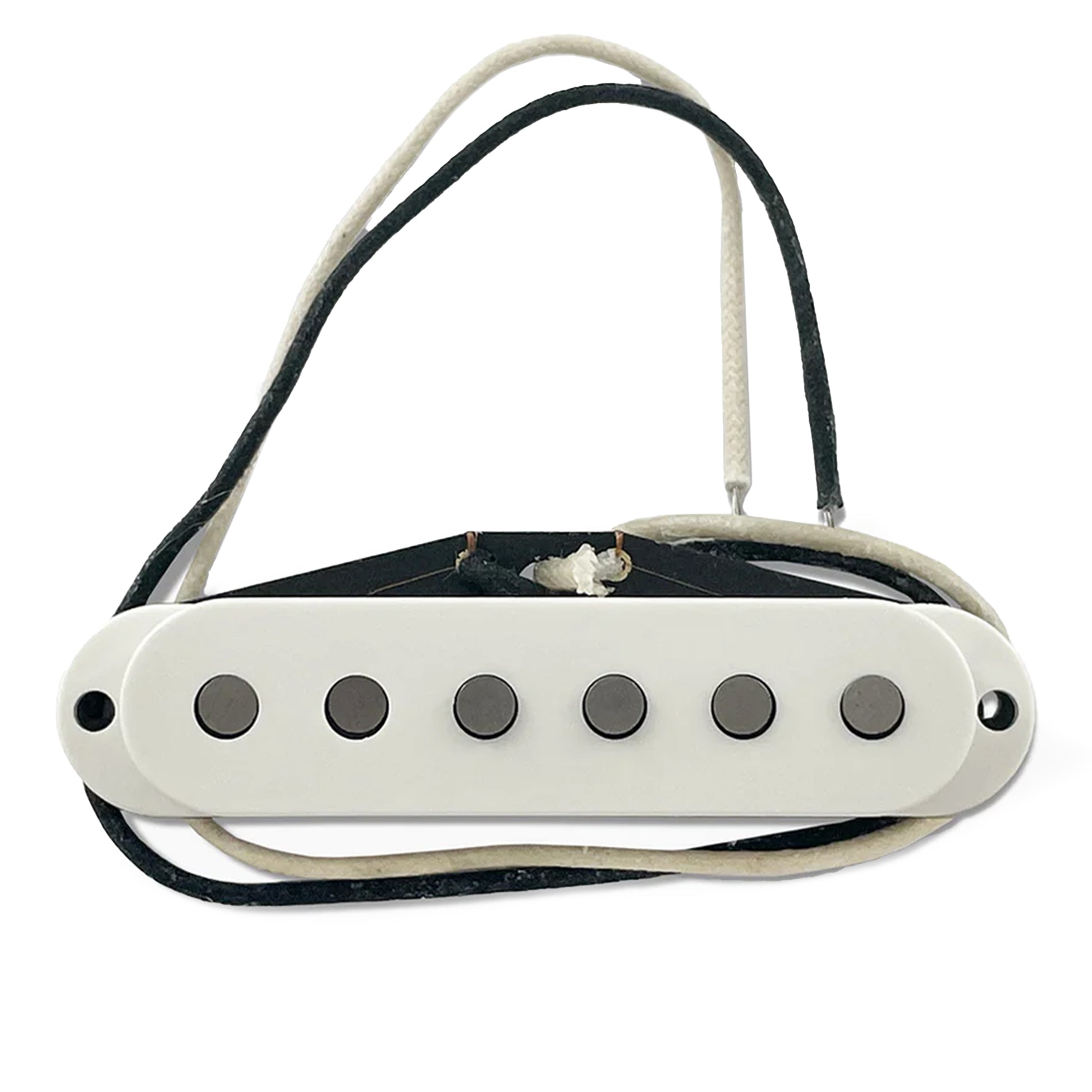 Razor Mangetsu Full Moon Reverse Middle Pickup for Stratocaster White Parts / Guitar Pickups