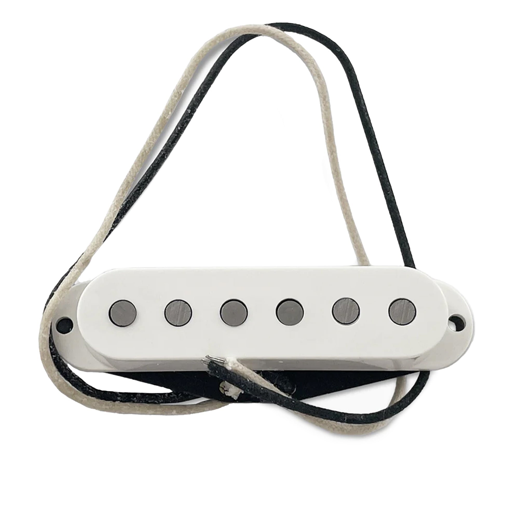 Razor Supamun Super Moon Reverse Middle Pickup for Stratocaster White Parts / Guitar Pickups
