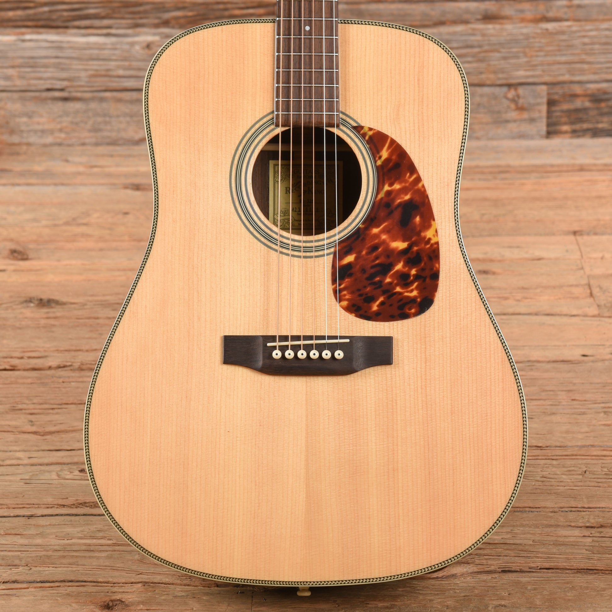 Recording King Deluxe All Solid Dreadnought Aged Adirondack Spruce/Rosewood Acoustic Guitars / Dreadnought