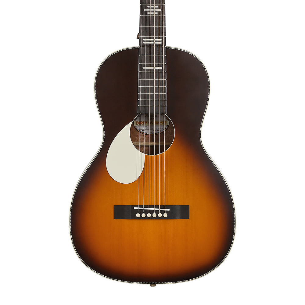 Recording King Dirty 30's Single 0 Series 7 Parlor Vintage Burst Lefty Acoustic Guitars