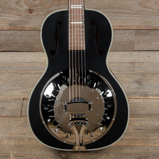 Recording King Dirty 30's Single-0 Resonator Matte Black Acoustic Guitars / Resonator