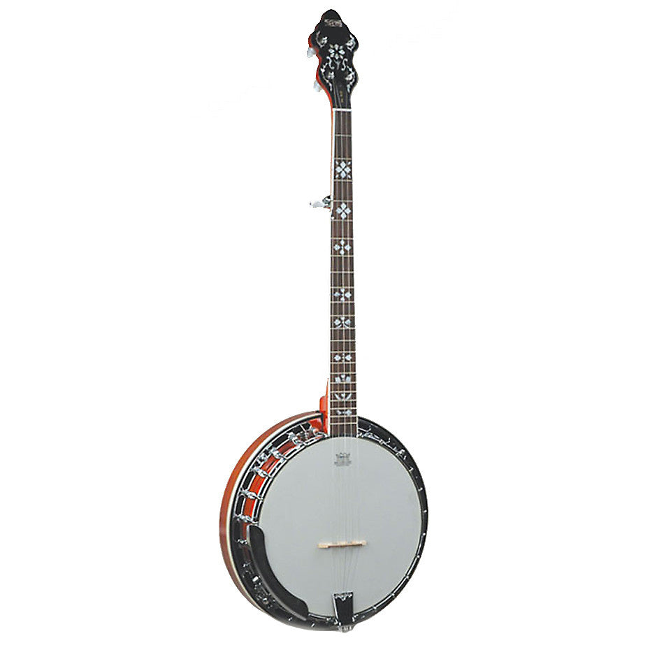 Recording RK-R20 Songster 5-String Banjo w/Resonator Natural Banjos