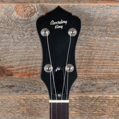 Recording King Madison Open Back Banjo Scooped Fretboard Folk Instruments / Banjos