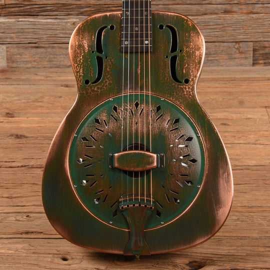 Recording King RM-997-VG Distressed Vintage Green  LEFTY