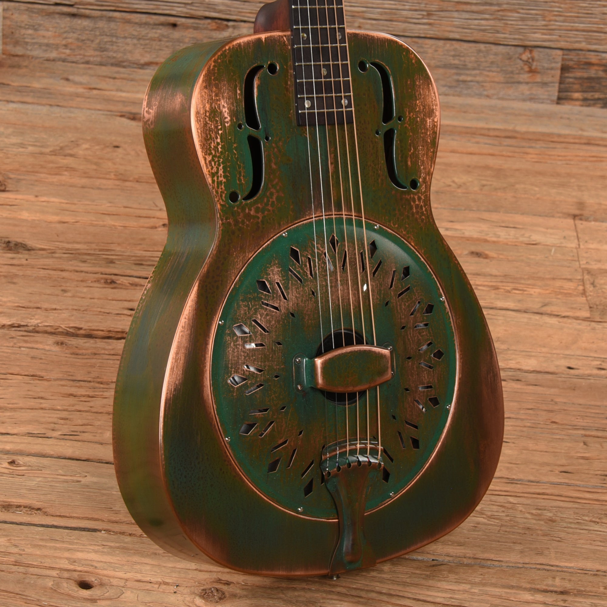 Recording King RM-997-VG Distressed Vintage Green  LEFTY