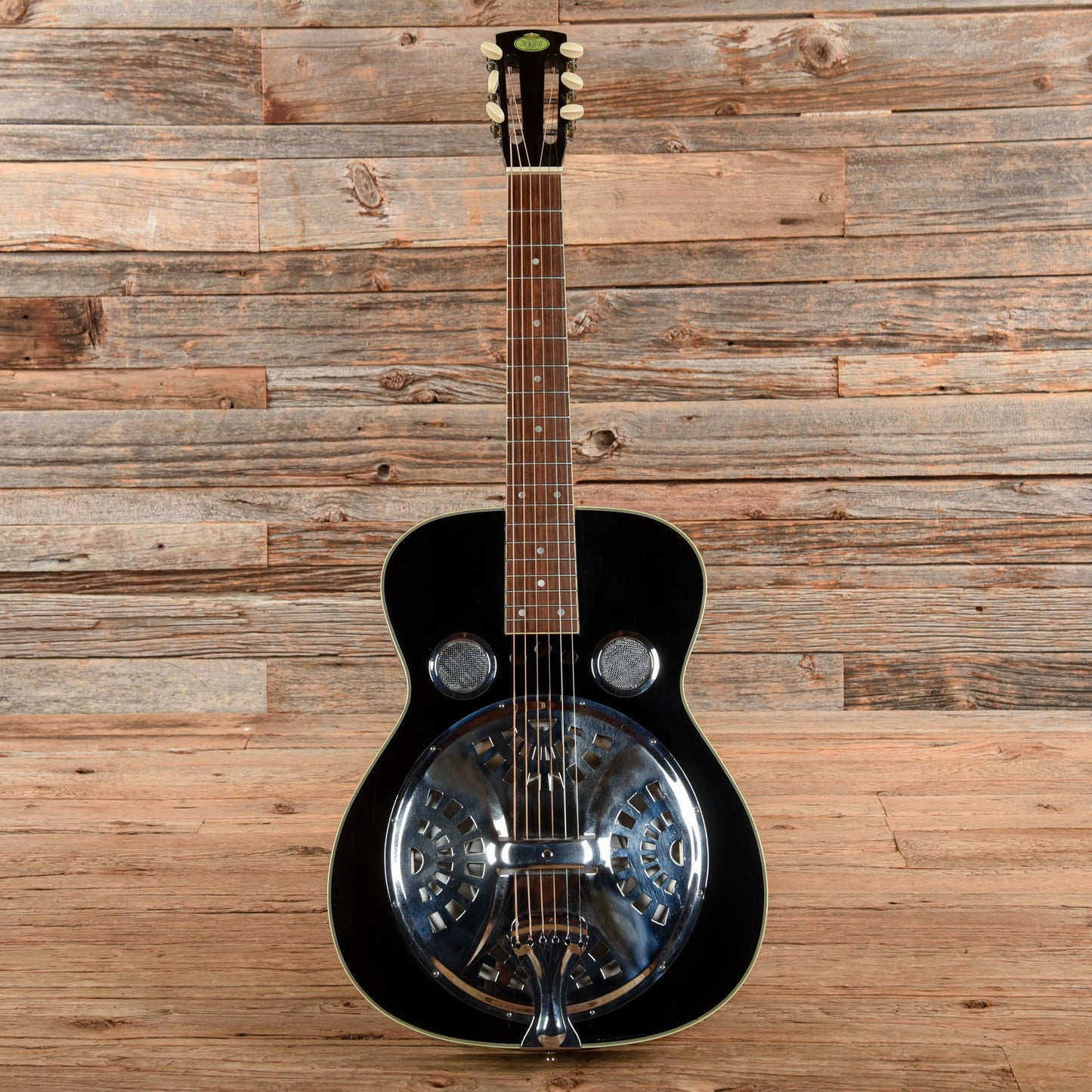 Regal Square Neck Resonator Black Acoustic Guitars / Resonator