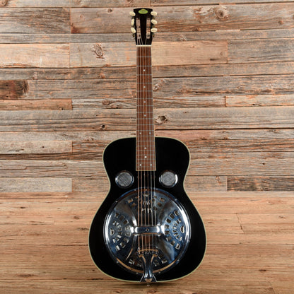Regal Square Neck Resonator Black Acoustic Guitars / Resonator