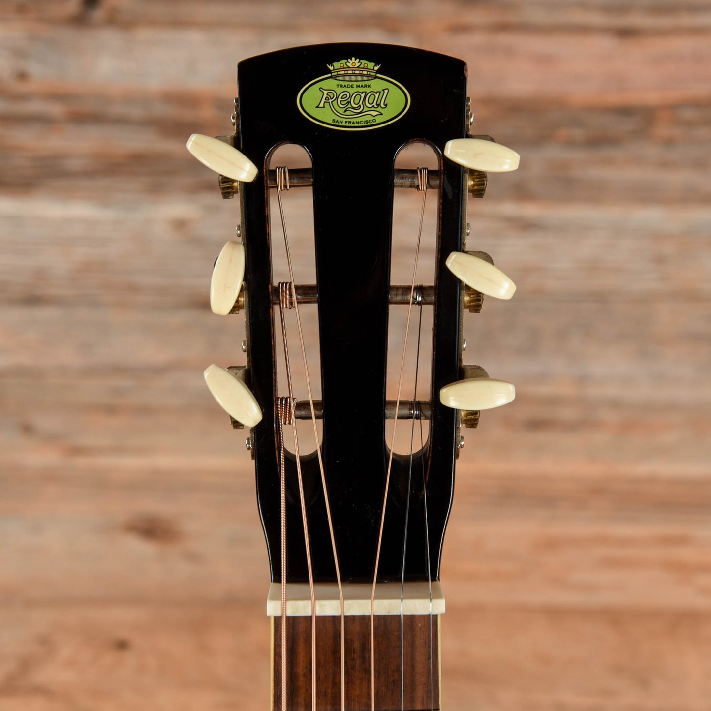 Regal Square Neck Resonator Black Acoustic Guitars / Resonator