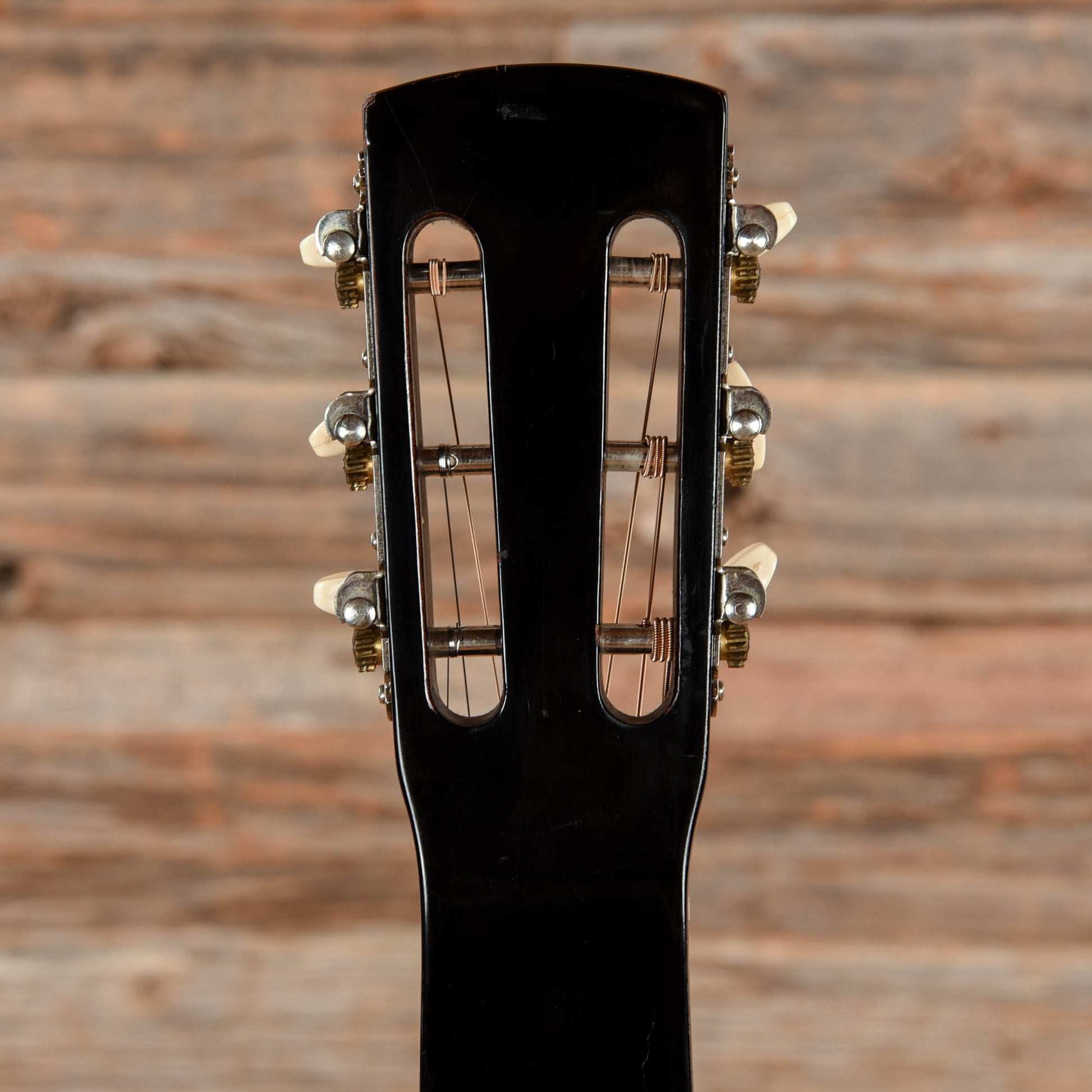 Regal Square Neck Resonator Black Acoustic Guitars / Resonator