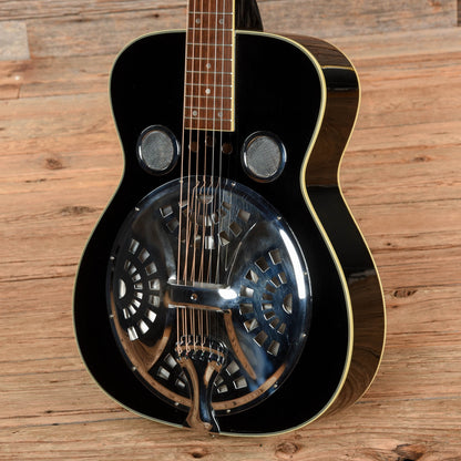 Regal Square Neck Resonator Black Acoustic Guitars / Resonator