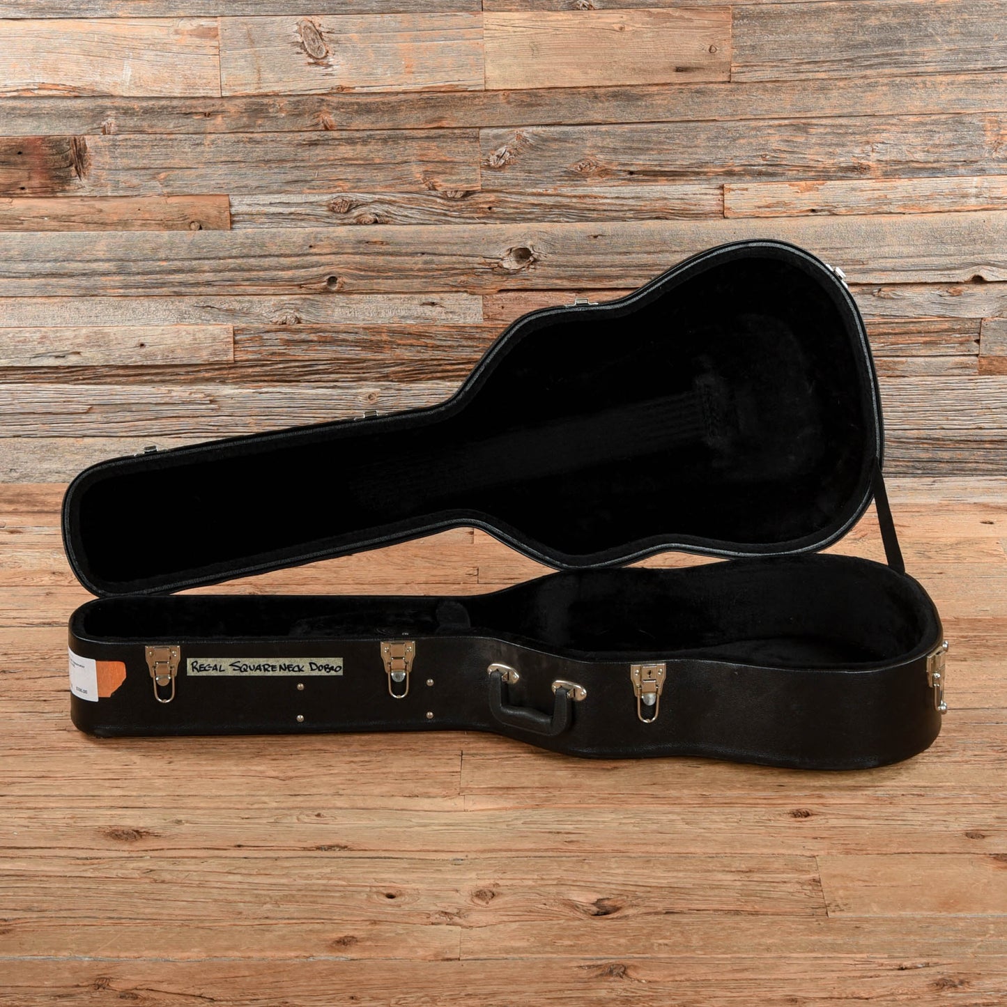 Regal Square Neck Resonator Black Acoustic Guitars / Resonator