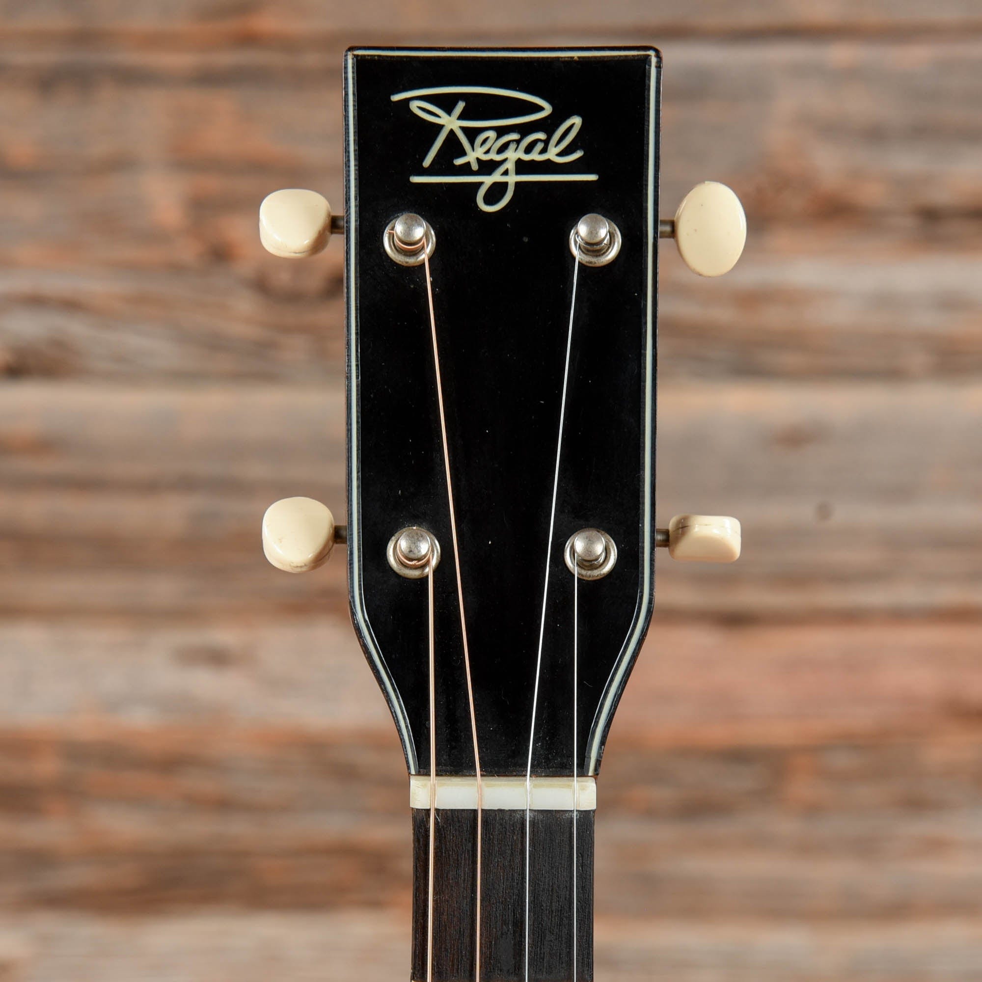 Regal Tenor Guitar Natural 1970s Acoustic Guitars / Tenor