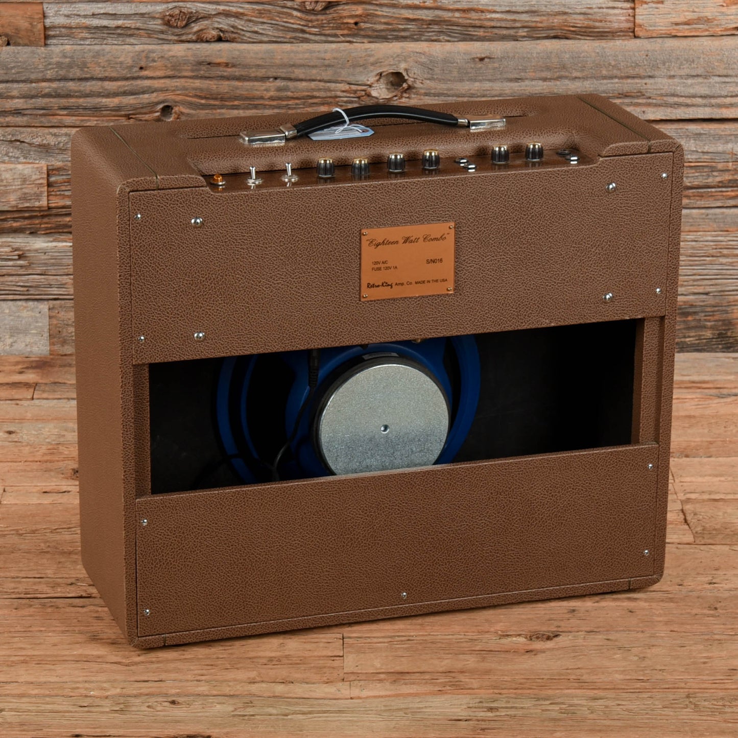 Retro King Eighteen Watt Combo Brown Amplifiers