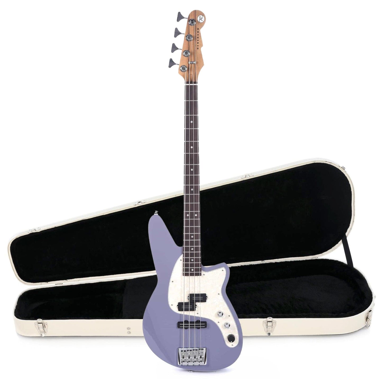 Reverend Decision P Bass Periwinkle Hardshell Case Bundle Bass Guitars / 4-String