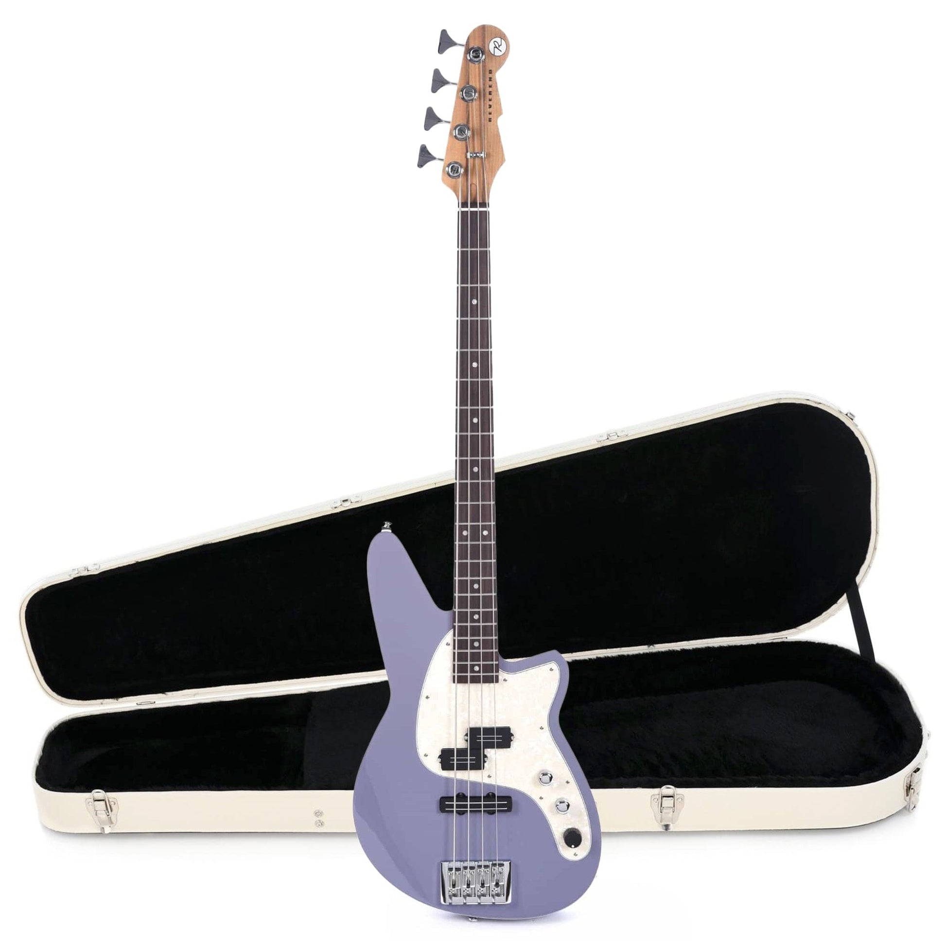 Reverend Decision P Bass Periwinkle Hardshell Case Bundle Bass Guitars / 4-String