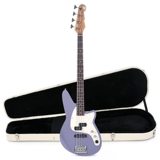 Reverend Decision P Bass Periwinkle Hardshell Case Bundle Bass Guitars / 4-String