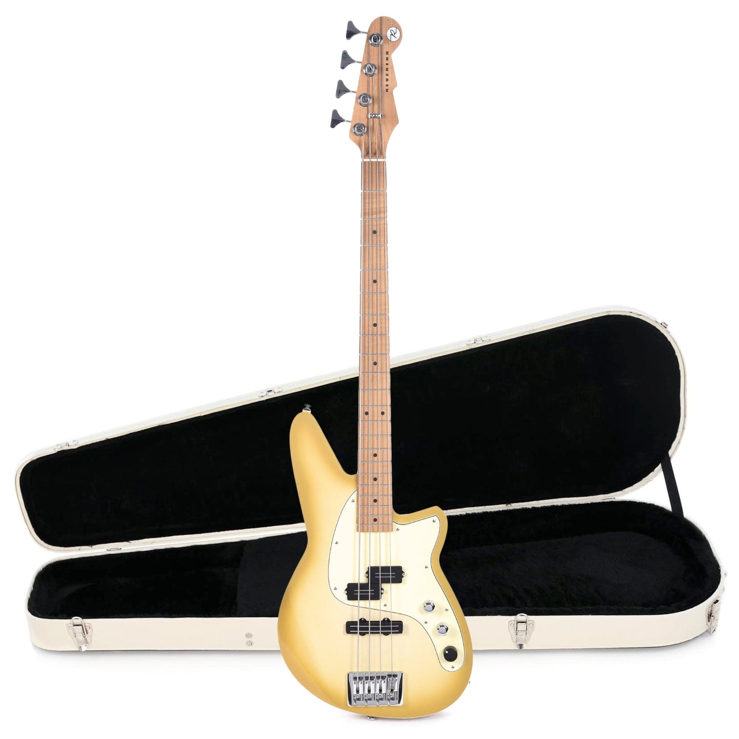 Reverend Decision P Bass Venetian Pearl Hardshell Case Bundle Bass Guitars / 4-String