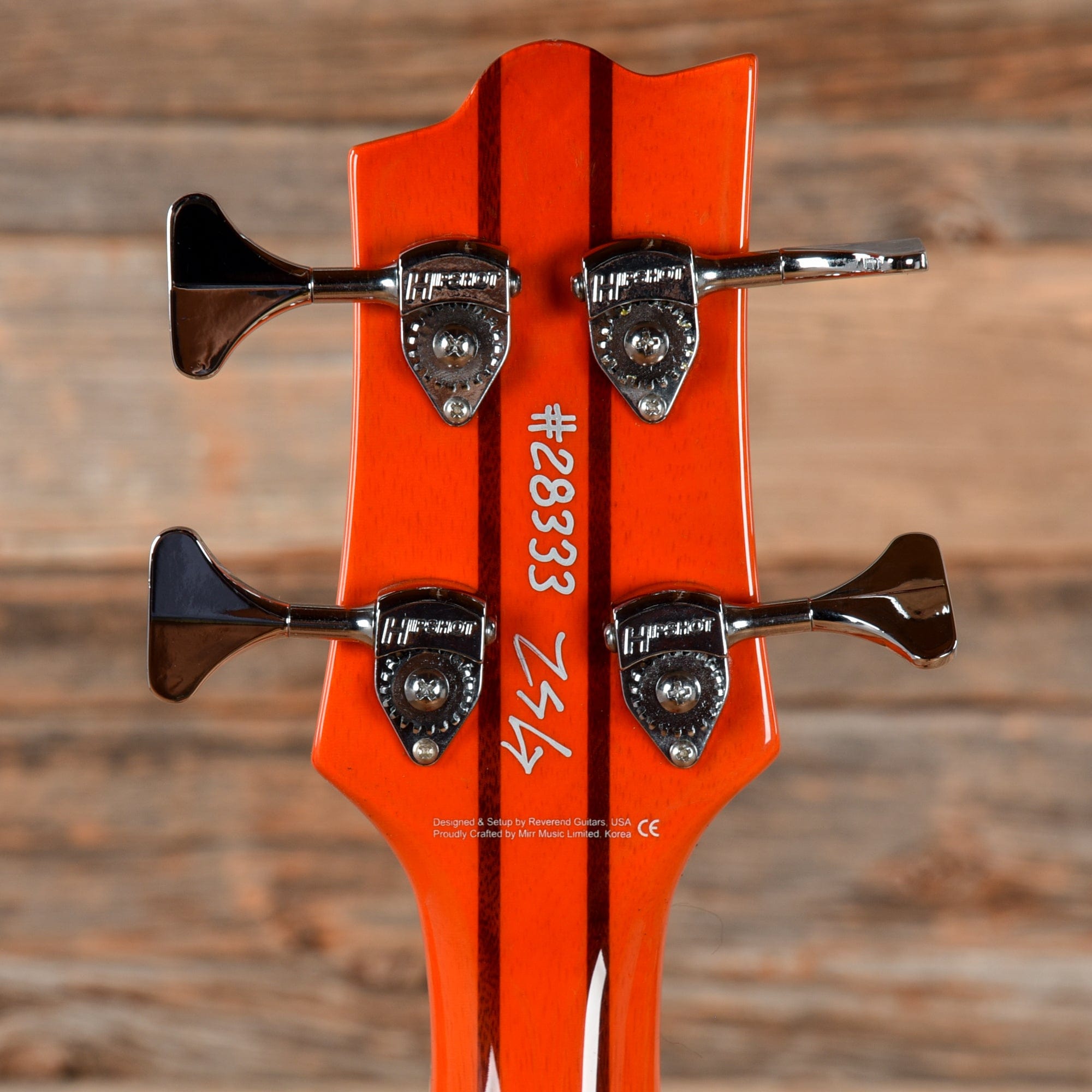 Reverend Dub King Rock Orange Bass Guitars / 4-String