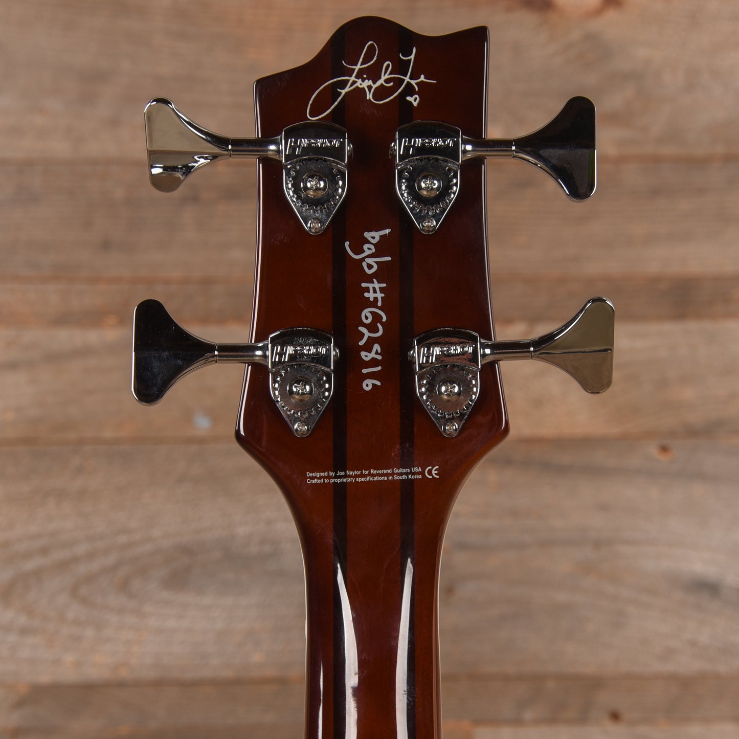 Reverend Linh Le Signature Lil Linhbacker Purple Sparkle Bass Guitars / 4-String