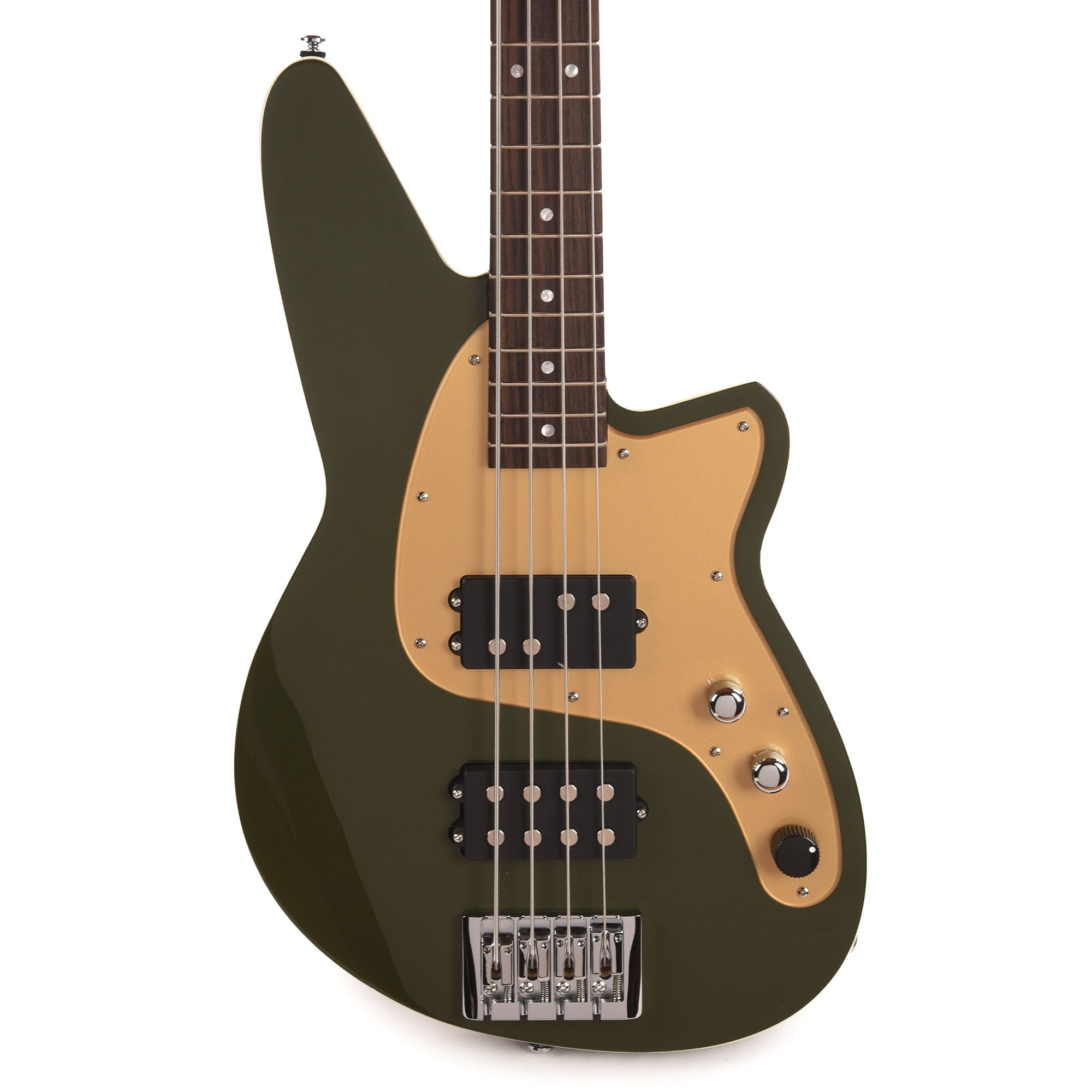 Reverend Mercalli 4 Army Green Bass Guitar Bass Guitars / 4-String