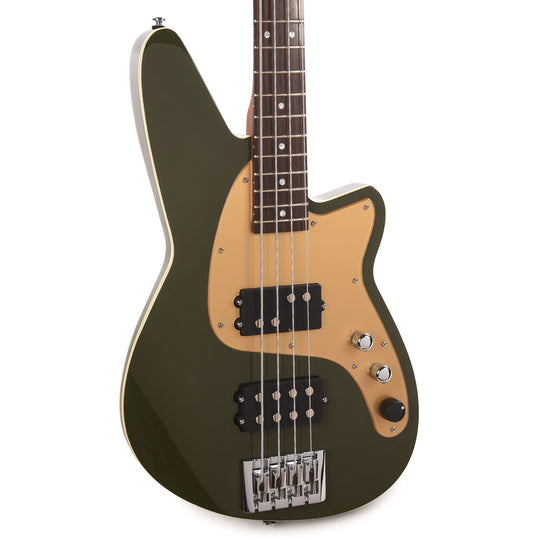 Reverend Mercalli 4 Army Green Bass Guitar Bass Guitars / 4-String