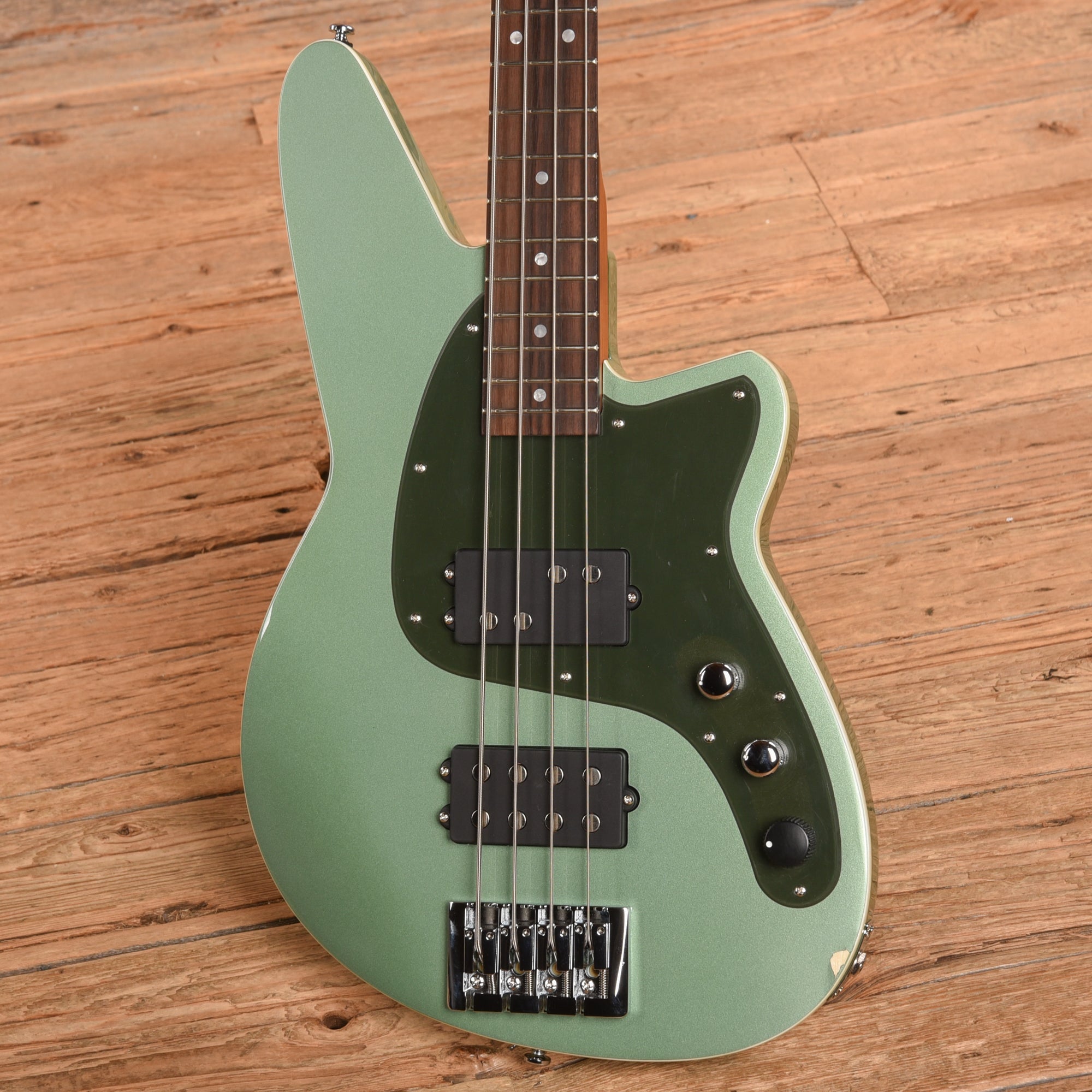Reverend Mercalli 4 Bass Metallic Alpine Bass Guitars / 4-String