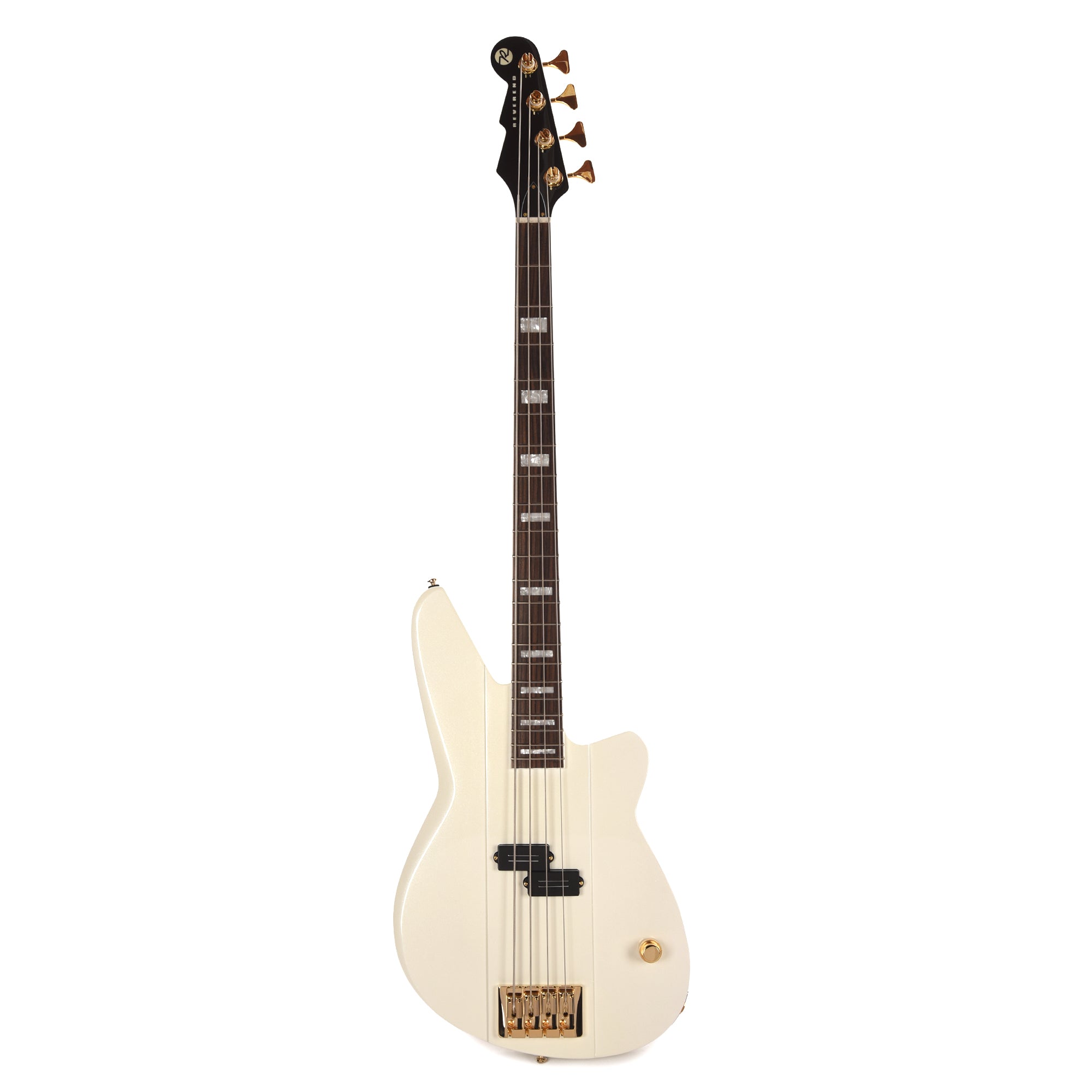 Reverend Meshell Ndegeocello Fellowship Bass Guitar Pearl White Bass Guitars / 4-String