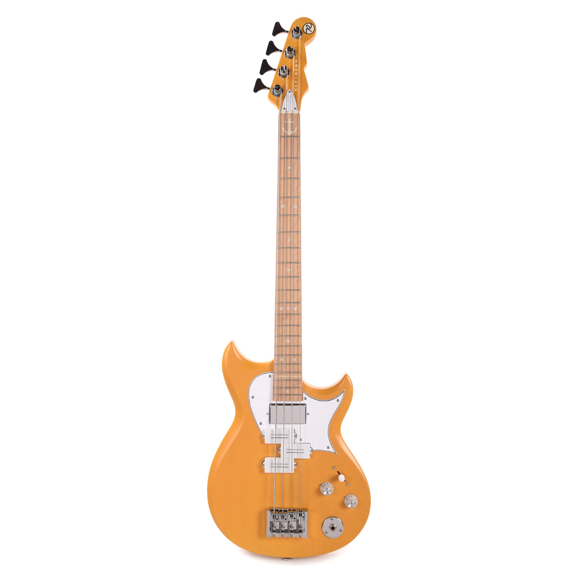 Reverend Mike Watt Wattplower II Bass Watt Yellow Bass Guitars / 4-String