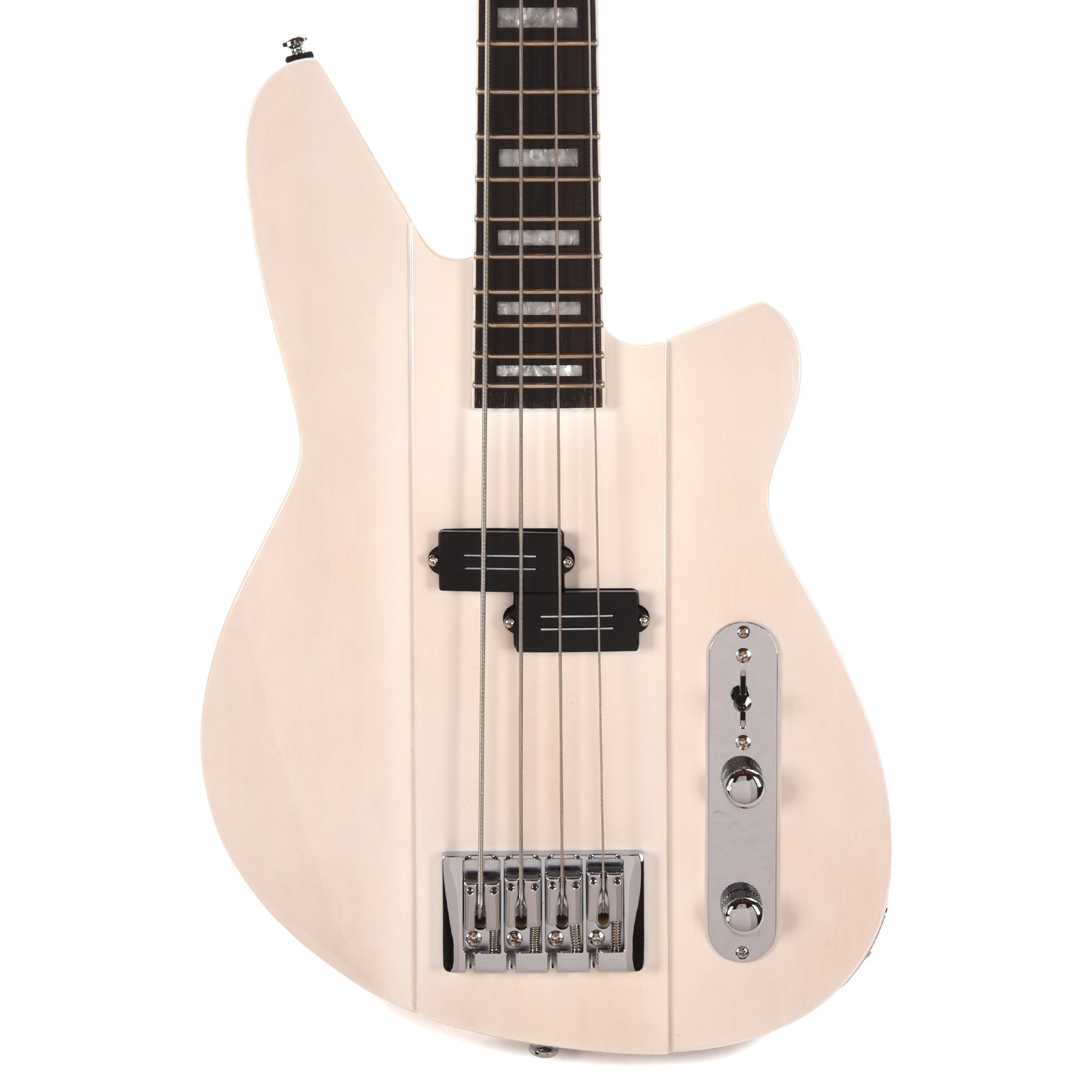 Reverend Sentinel Bass Guitar Transparent White Bass Guitars / 4-String