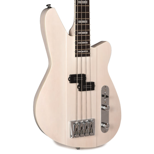 Reverend Sentinel Bass Guitar Transparent White Bass Guitars / 4-String