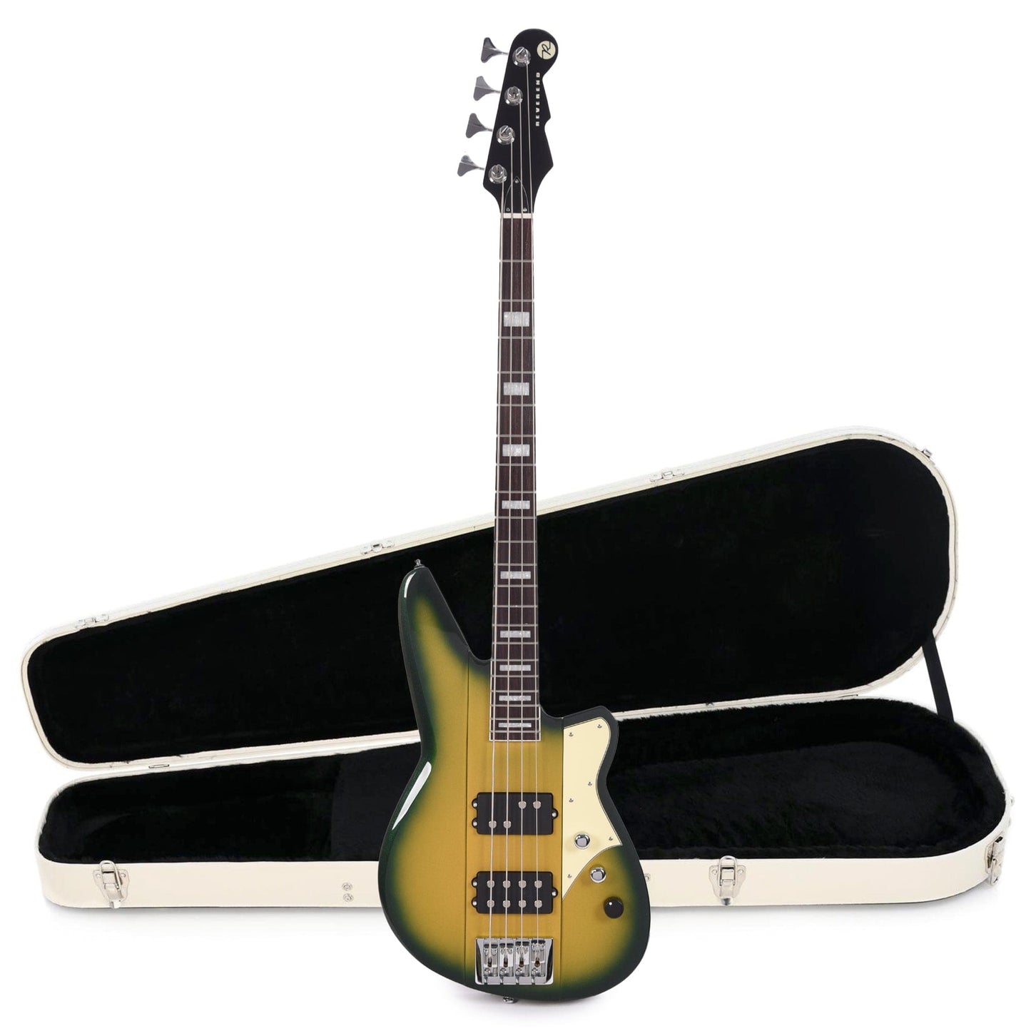Reverend Thundergun Bass Citradelic Sunset Hardshell Case Bundle Bass Guitars / 4-String